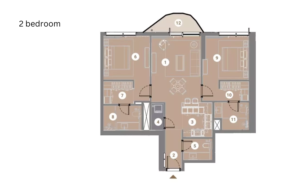 2 Bedroom